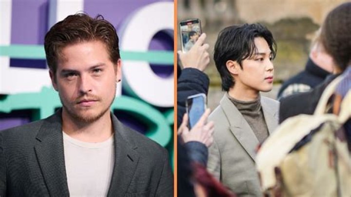 Dylan Sprouse realizes he is not the main event when BTS’ Jimin is about to make his big entrance