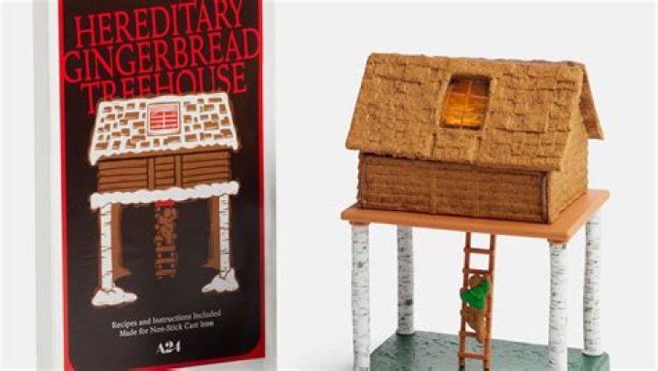 Have yourself a creepy little Christmas with the ‘Hereditary’ gingerbread house kit